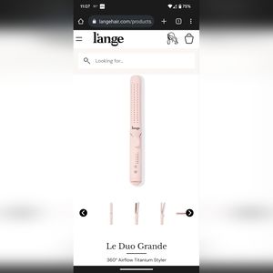 L'ange Le Duo Grande air styler in blush
